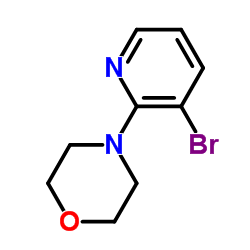 4-(3-Bromo-2-pyridinyl)morpholine Structure