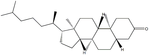 14-Methyl-5α-cholestan-3-one structure
