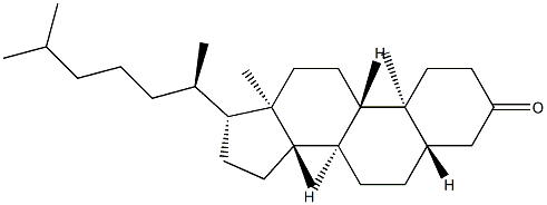 14-Methyl-5α-cholestan-3-one Structure