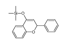 trimethyl-[(2-phenyl-2H-chromen-4-yl)oxy]silane Structure