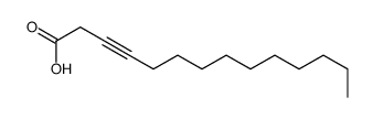 tetradec-3-ynoic acid Structure