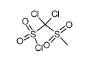 Methylsulfonyldichlormethansulfonylchlorid结构式