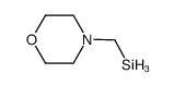 (morpholinomethyl)hydrosilane Structure