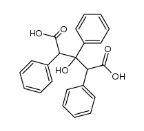 optically inactive 3-hydroxy-2,3,4-triphenyl-glutaric acid Structure