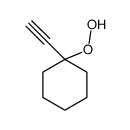 Hydroperoxide, 1-ethynylcyclohexyl (9CI) Structure