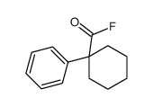 Cyclohexanecarbonyl fluoride, 1-phenyl- (9CI) Structure