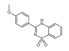 3-(4-methoxyphenyl)-4H-1λ6,2,4-benzothiadiazine 1,1-dioxide Structure