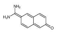 6-amidino-2-naphthol structure