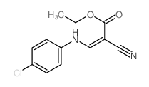 ethyl (Z)-3-[(4-chlorophenyl)amino]-2-cyano-prop-2-enoate picture