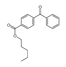 pentyl 4-benzoylbenzoate Structure