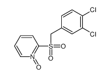 2-[(3,4-dichlorophenyl)methylsulfonyl]-1-oxidopyridin-1-ium结构式