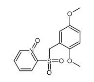 2-[(2,5-dimethoxyphenyl)methylsulfonyl]-1-oxidopyridin-1-ium Structure