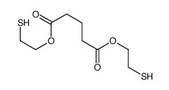 bis(2-sulfanylethyl) pentanedioate Structure