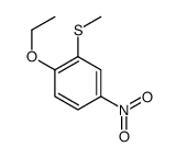 Benzene, 1-ethoxy-2-(methylthio)-4-nitro- (9CI) Structure