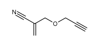 4-Oxa-1-hepten-6-in-2-carbonitril Structure