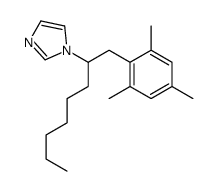 1-[1-(2,4,6-trimethylphenyl)octan-2-yl]imidazole结构式