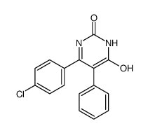 6-(4-chlorophenyl)-5-phenyl-1H-pyrimidine-2,4-dione Structure