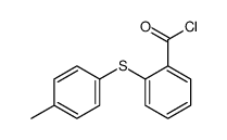 2-(4-methylphenyl)sulfanylbenzoyl chloride Structure