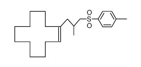 3(E)-(1-Cyclododecen-1-yl)-2-methoxypropyl-p-tolylsulfon Structure