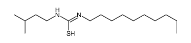 1-decyl-3-(3-methylbutyl)thiourea Structure