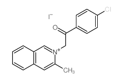 1-(4-chlorophenyl)-2-(3-methyl-3H-isoquinolin-2-yl)ethanone structure