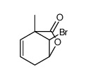 8-bromo-5-methyl-7-oxabicyclo[3.2.1]oct-3-en-6-one结构式