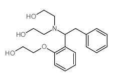 2-[2-[1-(bis(2-hydroxyethyl)amino)-2-phenyl-ethyl]phenoxy]ethanol结构式