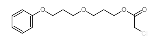 3-(3-phenoxypropoxy)propyl 2-chloroacetate structure