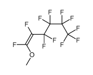 1,2,3,3,4,4,5,5,6,6,6-undecafluoro-1-methoxyhex-1-ene结构式