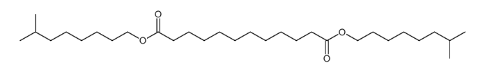 bis(7-methyloctyl) dodecanedioate Structure