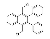 1,4-bis(chloromethyl)-2,3-diphenylnaphthalene Structure