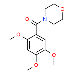 4-(2,4,5-Trimethoxybenzoyl)morpholine结构式
