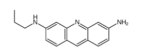 3-N-propylacridine-3,6-diamine结构式