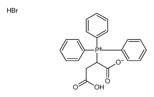 1,2-dicarboxyethyl(triphenyl)phosphanium,bromide结构式