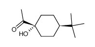 1-((1r,4r)-4-(tert-butyl)-1-hydroxycyclohexyl)ethan-1-one Structure