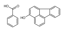benzoic acid,fluoranthen-3-ol Structure