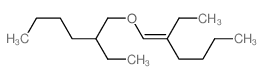 Heptane,3-[[(2-ethyl-1-hexen-1-yl)oxy]methyl]- Structure