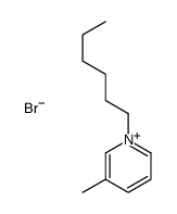 1-hexyl-3-methylpyridin-1-ium,bromide Structure