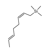 Oktadi-cis-2-trans-6-enyltrimethylsilan Structure