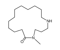 5-Methyl-1,5-diazacyploheptadecan-6-one结构式