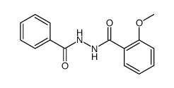 1-benzoyl-2-(2-methoxybenzoyl)hydrazine结构式