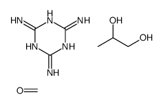 formaldehyde,propane-1,2-diol,1,3,5-triazine-2,4,6-triamine Structure