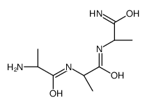 (2S)-2-amino-N-[(2S)-1-[[(2S)-1-amino-1-oxopropan-2-yl]amino]-1-oxopropan-2-yl]propanamide结构式