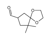 9,9-dimethyl-1,4-dioxaspiro[4.4]nonane-7-carbaldehyde Structure