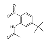 acetic acid-(5-tert-butyl-2-nitro-anilide)结构式