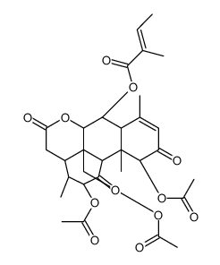 6 alpha-tigloyloxychaparrinone Structure