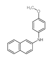 2-Naphthalenamine,N-(4-methoxyphenyl)-结构式