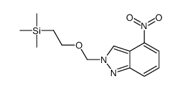 trimethyl-[2-[(4-nitroindazol-2-yl)methoxy]ethyl]silane Structure