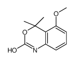 2H-3,1-Benzoxazin-2-one,1,4-dihydro-5-methoxy-4,4-dimethyl-(9CI) structure