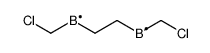 chloromethyl-[2-(chloromethyl-λ2-boranyl)ethyl]boron结构式